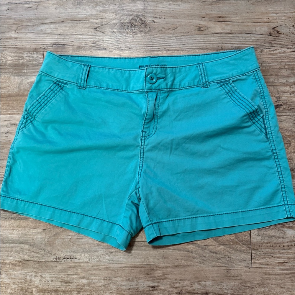 Maurices Teal Women's Cotton Shorts